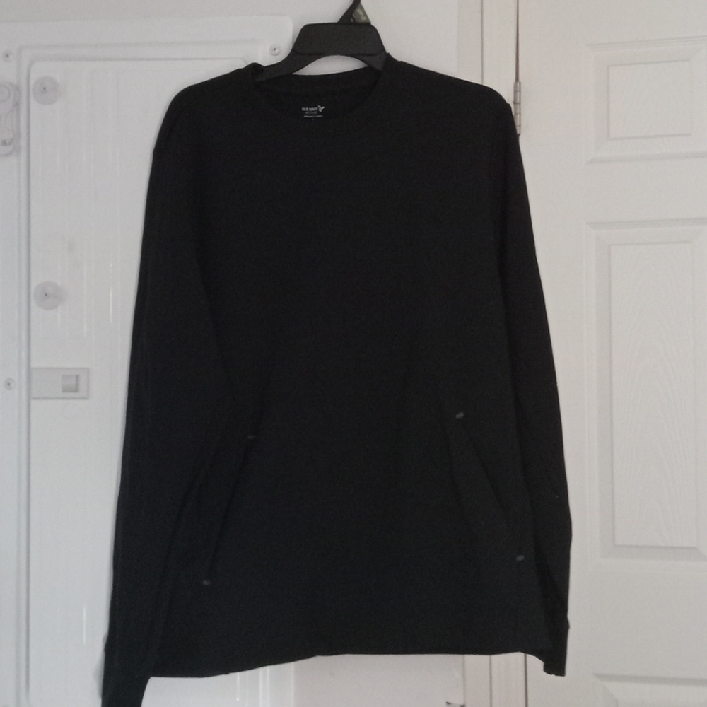 Old Navy Active Black Fleece Top